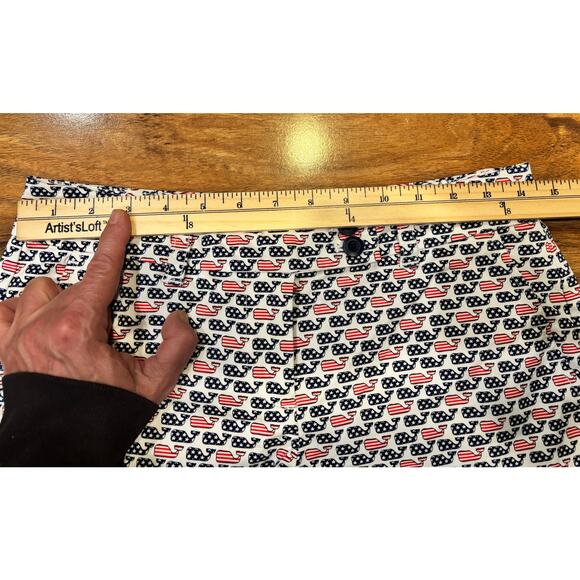 Vineyard vines red white and blue women’s shorts size 0 style 2H2026 - Picture 6 of 7